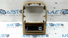 Ornamente console centrale spate pentru Porsche Macan 15-18, bej, cu scrumieră și brichetă, zgârieturi, necesită curățare