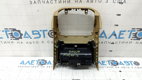 Ornamente console centrale spate pentru Porsche Macan 15-18, bej, cu scrumieră și brichetă, zgârieturi, necesită curățare