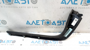 Накладка центральной консоли боковая левая Cadillac ATS 13-19 кожа черная, примята