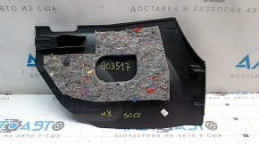 Ornamente console centrale dreapta Fiat 500L 14 - negru, zgâriat