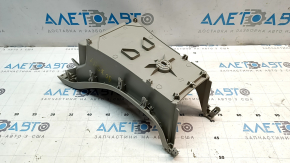 Накладка центральной консоли Toyota Prius V 12-14 бежевая, царапины