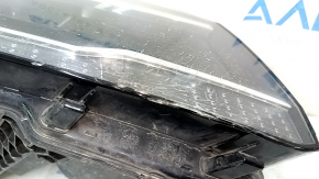 Фара передняя правая VW Tiguan 18-21 галоген, ДХО LED, трещины, паутинка