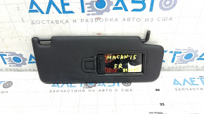 Козырек правый Porsche Macan 15-21 кожа черный, без крючка, под панораму, сломано крепление