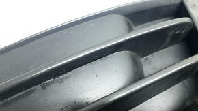 Grilă inferioară bară față stânga Audi Q5 8R 13-17 rest, crom mat + lucios sub proiectoarele de ceață, tip 2, spartă, nisip