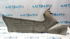 Ornamente console centrale stânga pentru Ford Escape MK3 2017-2019, gri, cu mufă, zgârieturi