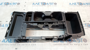 Накладка центральной консоли подстаканники Ford Escape MK3 17-19 черная