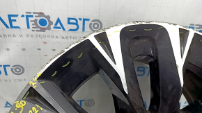 Диск колесный R21 x 9.5J ET45 Mazda CX-90 24-26 черный с серебром, бордюрка