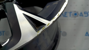 Диск колесный R21 x 9.5J ET45 Mazda CX-90 24-26 черный с серебром, бордюрка