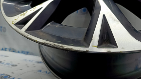 Диск колесный R21 x 9.5J ET45 Mazda CX-90 24-26 черный с серебром, бордюрка