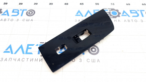 Ornament control ridicare geam dreapta față pentru Mazda CX-9 16-23, negru, lucios, zgârieturi