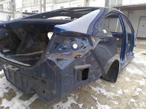 Четверть крыло задняя правая Hyundai Elantra AD 17-20 на кузове, синяя, тычки