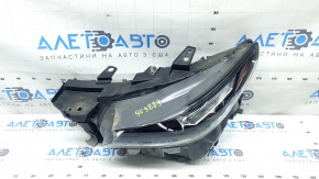 Фара передняя левая Mazda CX-9 16-23 LED без Adaptive, надлом крепления, песок, царапины, затёрта