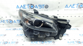 Фара передняя правая Mazda CX-9 16-23 LED без Adaptive, надлом крепления, песок, царапины, сколы