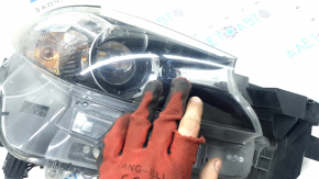 Фара передняя правая Mazda CX-9 16-23 LED без Adaptive, надлом крепления, песок, царапины, сколы
