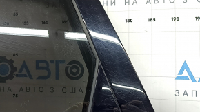Дверь в сборе задняя левая Audi A3 8V 15-18 4d, белый LS9R, царапины на накладке