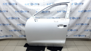 Дверь голая передняя левая Mazda CX-9 16-23 белый 25D, сколы, царапины, тычка