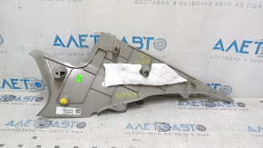 Накладка задней стойки левая Nissan Maxima A36 16-23 серая, царапины, надлом крепления