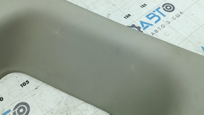 Накладка задней стойки правая Nissan Versa Note 13-19 серая, затерта, побелел пластик