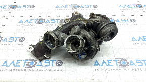Ansamblu turbocompresor cu galerie evacuare, stânga, Porsche Macan 15-18, 3.0T, 106kW