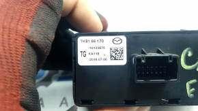 Блок кнопок передней панели Mazda CX-9 16-18 под TSC, и систему давления в шинах