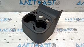 Ornamente console centrale spate (suporturi pahare) Chevrolet Volt 16 - negru, fără brichetă și butoane, zgârieturi