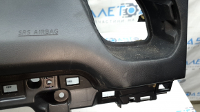 Торпедо передняя панель с AIRBAG Mazda CX-9 16-23 черная, царапины