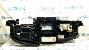 Торпедо передняя панель с AIRBAG Mazda CX-9 16-23 черная, царапины