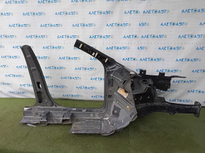Четверть передняя левая Jeep Cherokee KL 19-23 отпилена, с центральной стойкой, черная