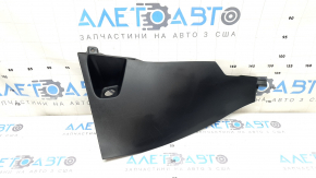 Накладка центральной консоли боковая правая Mazda CX-9 16-23 передняя, черная, царапины