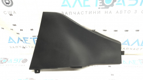 Накладка центральной консоли боковая левая Mazda CX-9 16-23 передняя, черная, потёртость