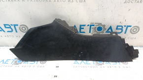 Накладка центральной консоли боковая левая Subaru Legacy 15-19 черная, царапины, сломаны крепления