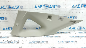 Ornamente montan stânga spate pentru Nissan Murano z52 15-24 gri, plastic alb, zgârieturi
