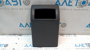 Накладка центральной консоли задняя Subaru Legacy 15-19 черная, царапины