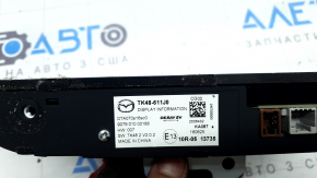 Монитор, дисплей, навигация Mazda CX-9 16-23 7", внутренние трещины, царапины на задней накладке