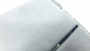Cotieră din piele Mazda CX-9 16-23, neagră, cu suporturi pentru pahare, piele uzată