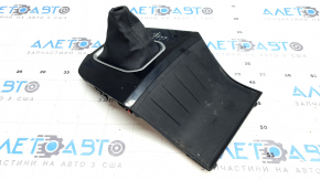 Накладка шифтера Mazda CX-9 16-23 черная, под чистку, царапины, затерта, сломано крепление