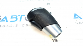 Ручка КПП Mazda CX-9 16-23 кожа черная, царапины, потерта