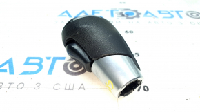Ручка КПП Mazda CX-9 16-23 кожа черная, царапины, потерта