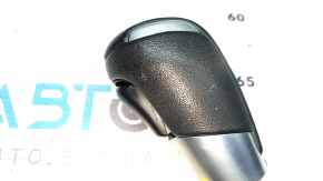 Ручка КПП Mazda CX-9 16-23 кожа черная, царапины, потерта
