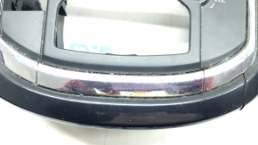 Накладка центральной консоли Mazda CX-9 16-19 черная, царапины, полез хром