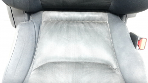 Пассажирское сидение Mazda CX-9 16-17 без airbag, механическое, велюр черный, без подголовника, под чистку