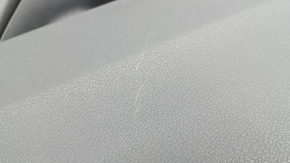 Обшивка двери карточка задняя левая Audi A3 8V 15-20 4d, 5d, черная, кожа, подлокотник кожа черная, Bang and Olufsen, под пищалку, вставка под алюминий, с ручкой, царапины