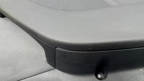 Ornamente ușă, față dreapta, Audi A3 8V 15-20 4d, 5d, negru, piele, cotieră din piele neagră, Bang and Olufsen, inserție aluminiu, cu mâner, zgârieturi