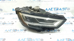 Фара передняя правая в сборе Audi A3 8V 17-20 LED с нижним креплением, под полировку