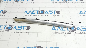 Накладка обшивки двери (карточки) задней правой Audi A3 8V 15-20 алюминий, царапины