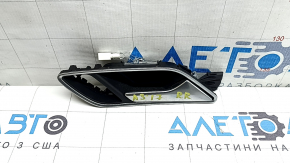 Ручка двери внутренняя задняя правая Audi A3 8V 15-20 черная, с подсветкой
