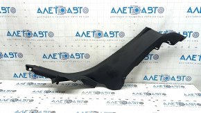 Накладка задней стойки правая нижняя Audi A3 8V 15-20 4d, 5d, черная, без airbag, царапины