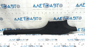 Накладка порога внутренняя правая Audi A3 8V 15-20 4d, 5d, черная, царапины