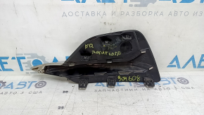 Решетка переднего бампера правая Nissan Rogue Sport 20-22 с молдингом, SL, песок