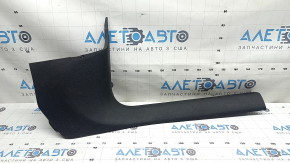 Ornamente prag interior Audi A4 B9 17-25 negru, față dreapta, zgârieturi